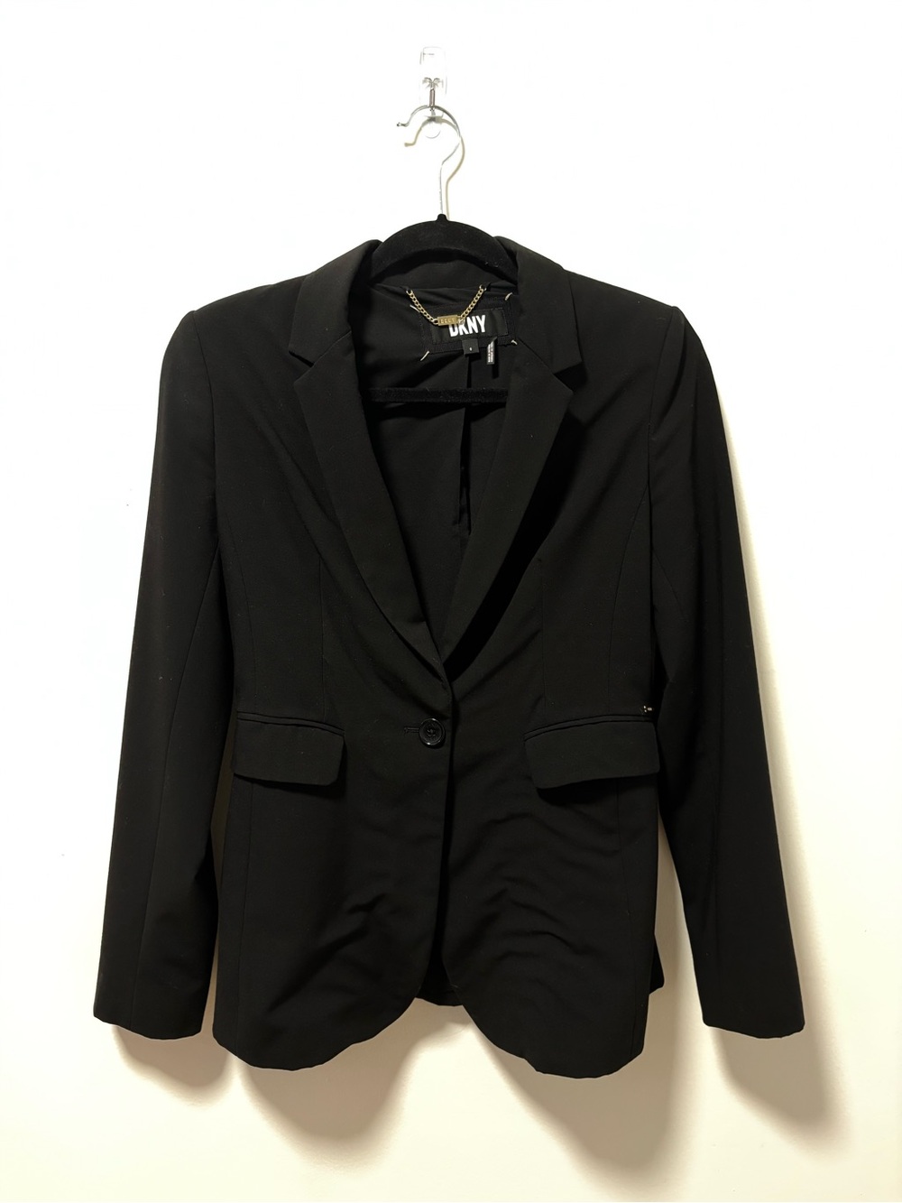 DKNY Black Single-Button Women's Blazer